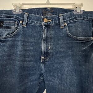 Original Penguin Medium Wash Straight Denim Jeans 33x32 Made in Mexico